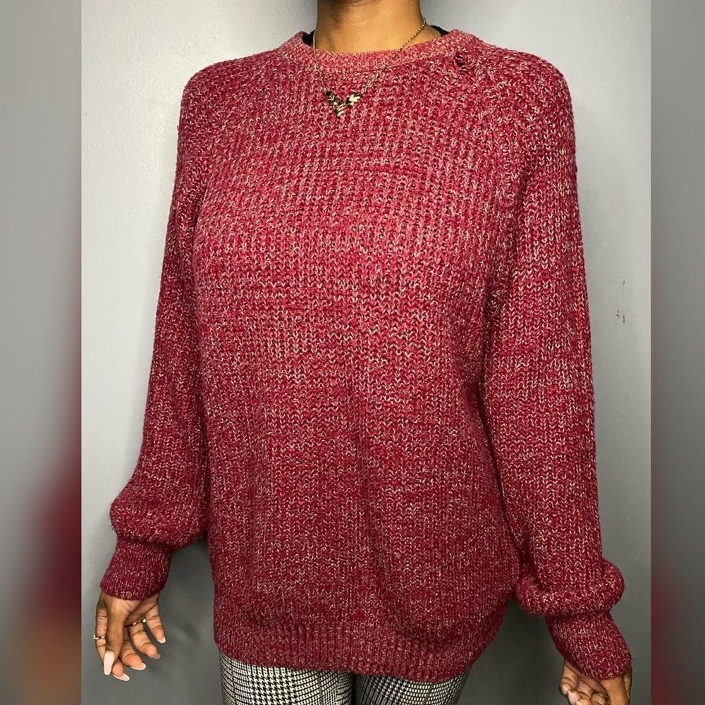 Red Knit Sweater❣️ - Picture 1 of 4